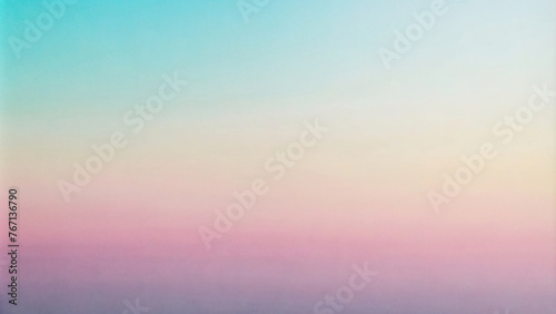 Colorful Sky Abstract: A vibrant blend of blues, oranges, and yellows in an abstract depiction of the sky, with hints of clouds and sunlight