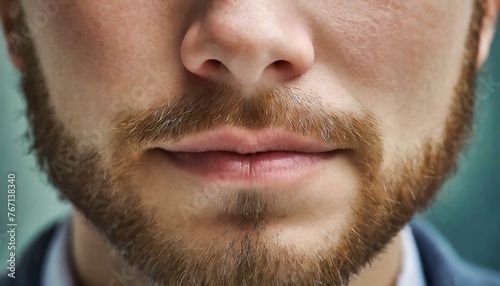 Close-up portrait of a man with a beard