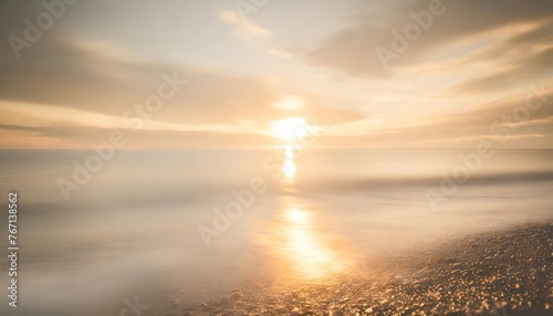 abstract blur light on the sea and ocean background for summer