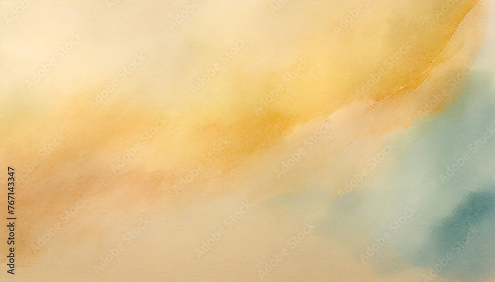 pastel color watercolor stains on kraft paper texture subtle feminine colors best background for mother s day valentine s day easter - obrazy, fototapety, plakaty 