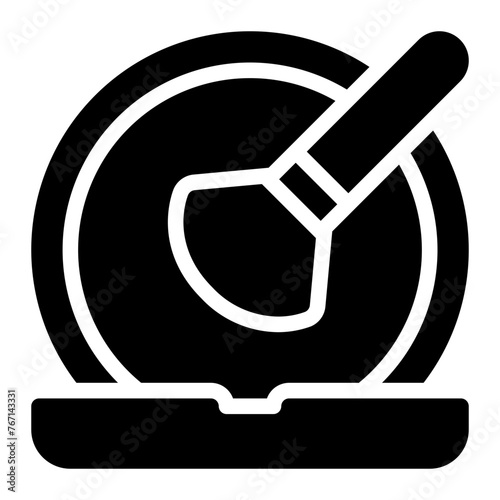 blush glyph icon