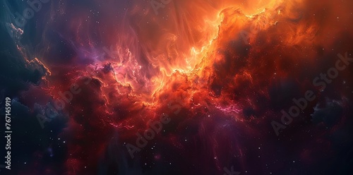 amazing nebula cloud, cosmic background © K'kriang Krai