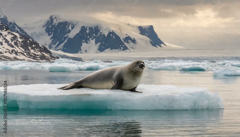 Fototapeta premium Seal in polar regions
