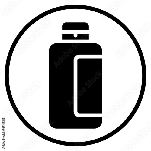 cleanser glyph icon