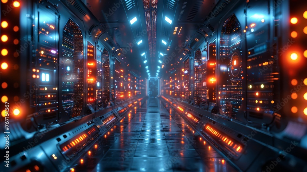 Obraz premium Software architecture designed for scalability and performance