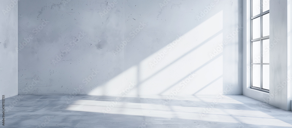 Obraz premium empty white wall room background