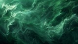 Abstract background, organic, flowing, deep forest green background