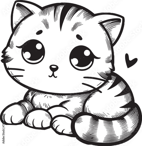 cartoon, vector, animal, cat, illustration, coloring, drawing, funny, line, fun, coloring book, children, sketch, pet, cute, lion, art, kitten, love, character, baby, outline, smile, design, comic,bla