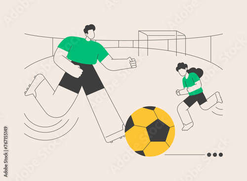 End of gender-focused parenting abstract concept vector illustration.