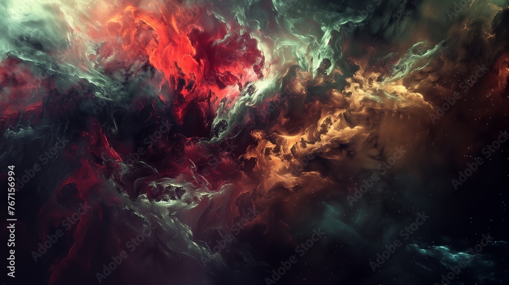 Abstract background, surreal, otherworldly, cosmic black background