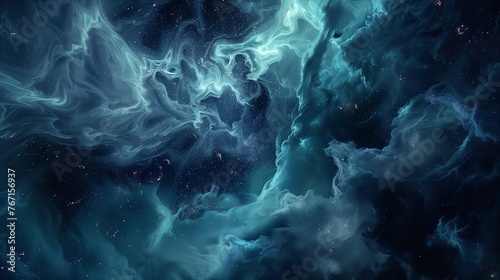 Abstract background, surreal, otherworldly, cosmic black background 