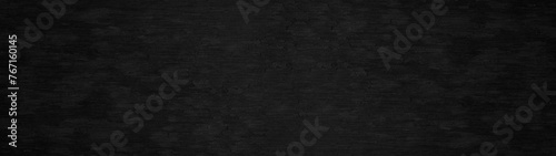 Dark gray grey anthracite black slate / shale natural stone wall or terrace slab tile floor texture background banner panorama