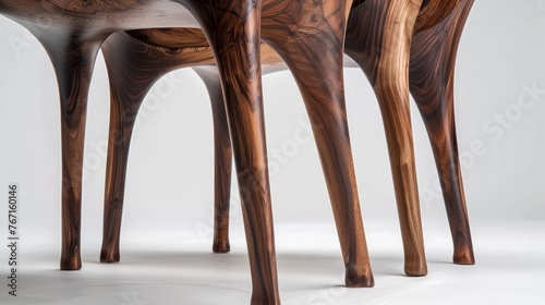 The chair has high-quality, handmade legs that are costly.