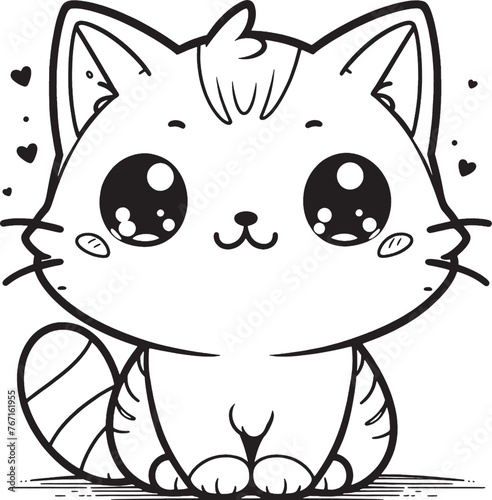 cartoon, vector, animal, cat, illustration, coloring, drawing, funny, line, fun, coloring book, children, sketch, pet, cute, lion, art, kitten, love, character, baby, outline, smile, design, comic,bla