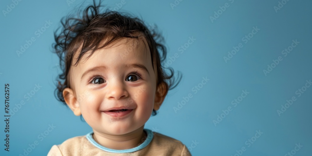 Joyful Middle Eastern Toddler Smiling Joyful Middle Eastern Toddler Smiling