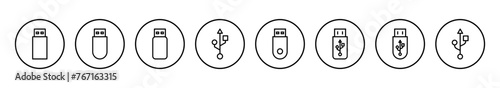 Usb icon vector illustration. Flash disk sign and symbol. flash drive sign.