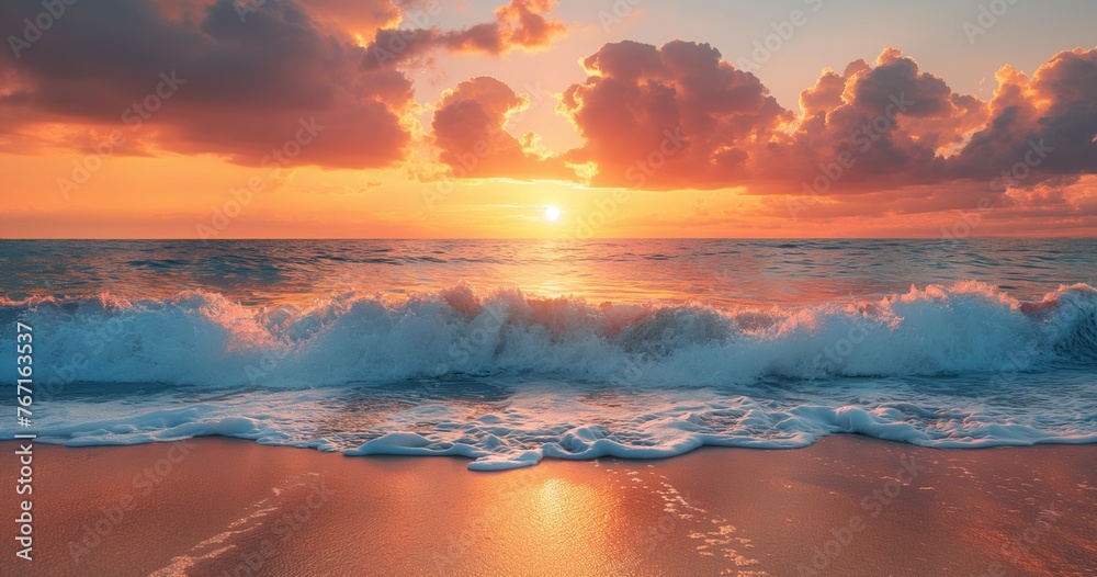 Beach sunset wallpaper