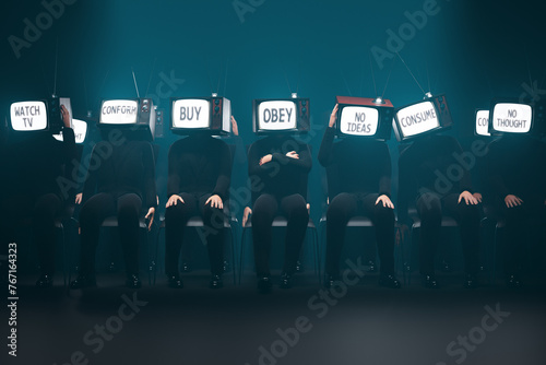 Photos Surreal Visualization of Society's Manipulation Through Media and Control