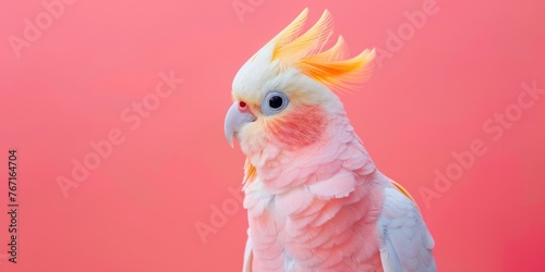 Minimalist Cockatoo Portrait © Аrtranq