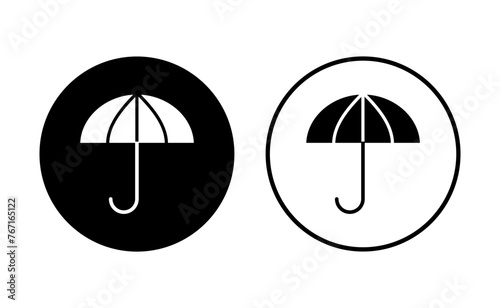 Umbrella icon set. umbrella sign icon