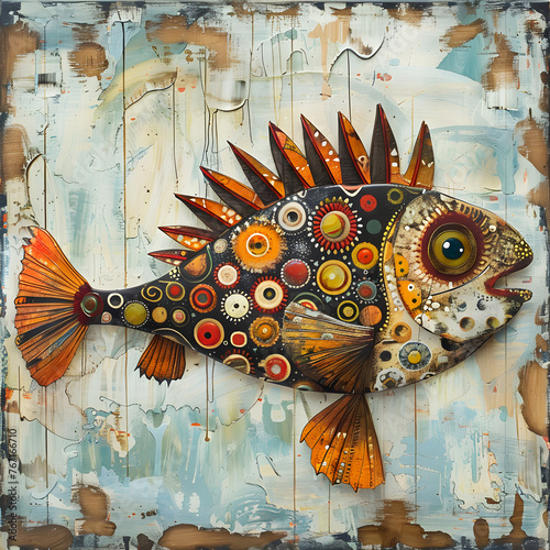 fish on the wall