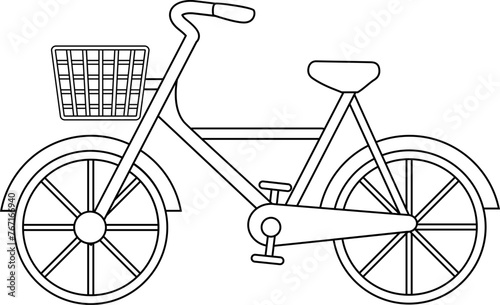 bicycle  outline