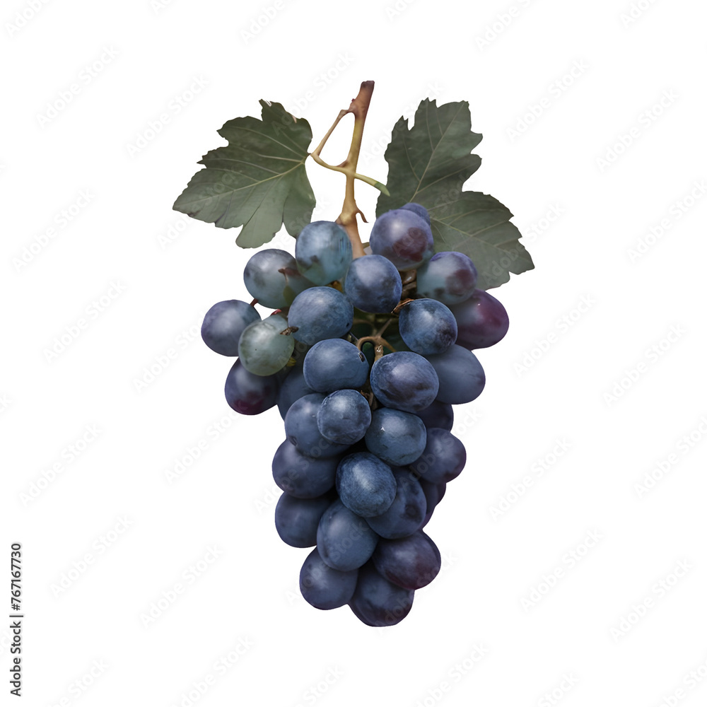 Fototapeta premium Grape fruit png isolated on transparent background