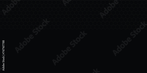 hexagon pattern. Seamless background. Abstract honeycomb background in grey color. Vector illustration black hexagon backgound tile