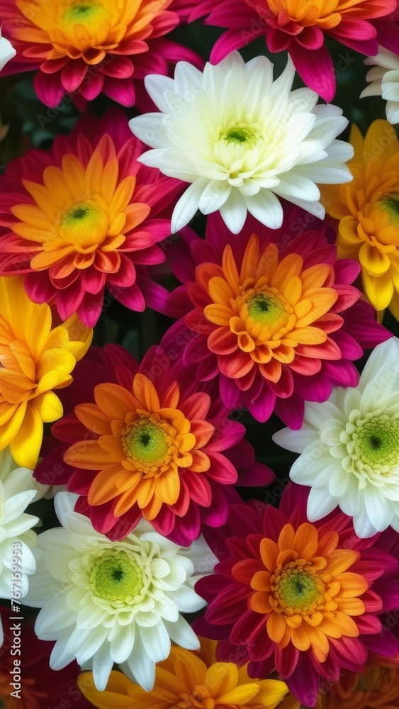 A bouquet of flowers with a mix of red, white, and yellow flowers. The flowers are arranged in a way that creates a sense of harmony and balance. The colors of the flowers complement each other A bouquet of flowers with a mix of red, white, and yellow flowers. The flowers are arranged in a way that creates a sense of harmony and balance. The colors of the flowers complement each other