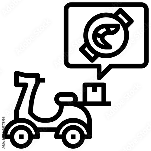 PAELLA,delivery,motorcycle,work,food,working.svg