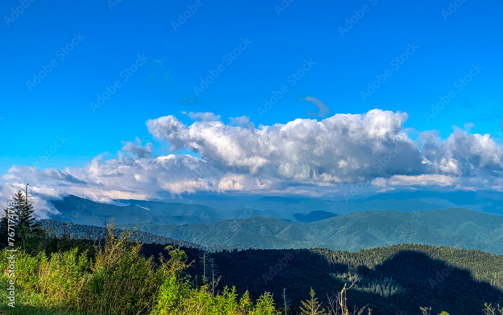Fototapeta premium Mountain in the Clouds
