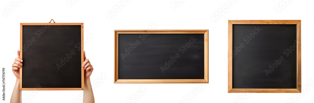 Compilation of blank school blackboard imagery for design elements and back-to-school, Isolated on Transparent Background, PNG Compilation of blank school blackboard imagery for design elements and back-to-school, Isolated on Transparent Background, PNG
