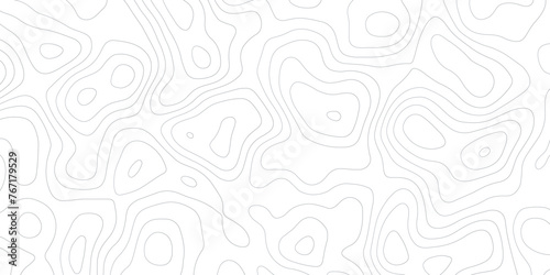 Topographic map and landscape terrain texture grid. Abstract lines background. Contour maps. Vector illustration. black and white topographic contours lines of mountains.