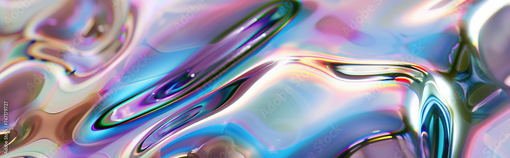 abstract 3d background with colorful iridescence waves abstract 3d background with colorful iridescence waves