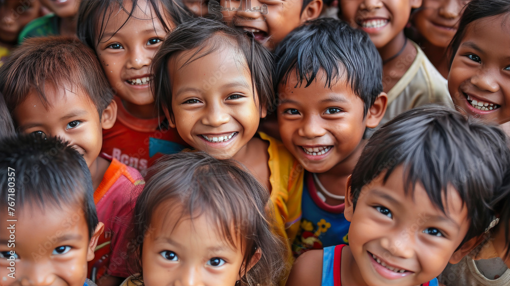 Global Happiness: Diverse Children Celebrate Together Global Happiness: Diverse Children Celebrate Together