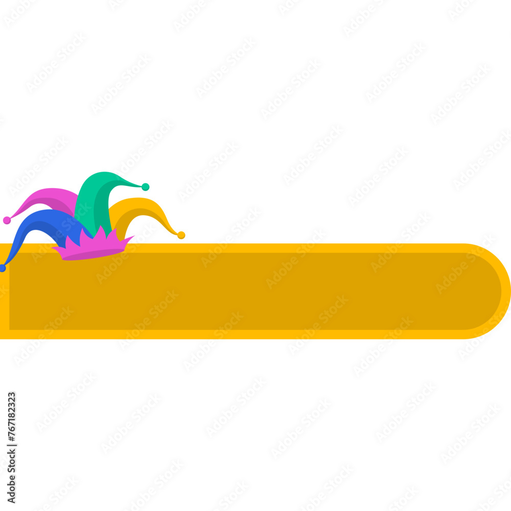 Obraz premium April Fools Day Button