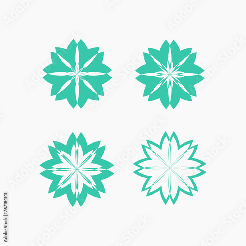 Set of abstract ornaments