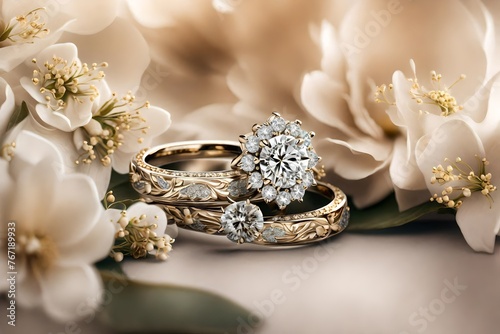 luxury wedding ceremony ring