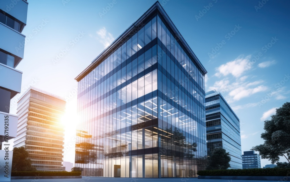 modern office building