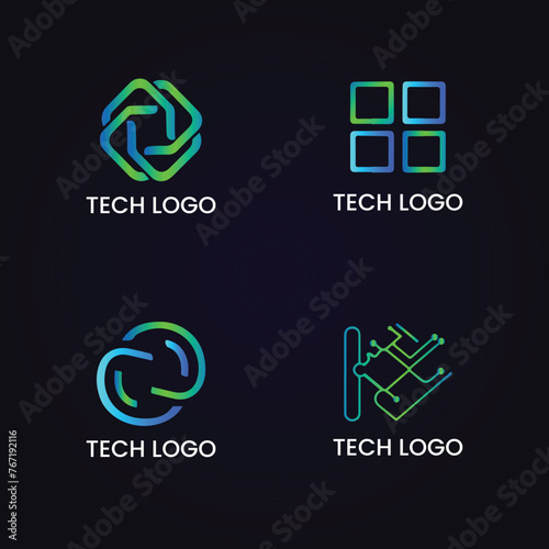 Technology logo for technology company