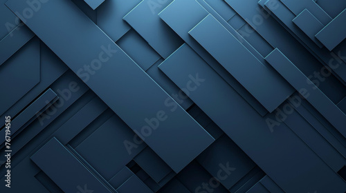 Modern blue geometric abstract background