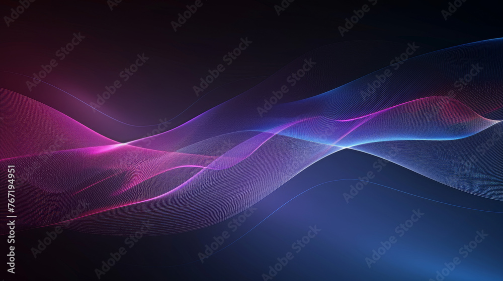 Elegant abstract background with flowing colorful waves on a dark backdrop Elegant abstract background with flowing colorful waves on a dark backdrop