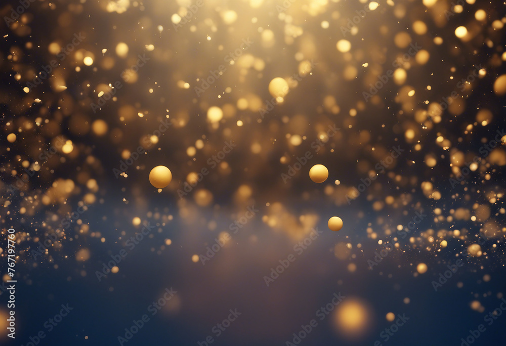 Abstract background with Dark blue and gold particle Abstract background with Dark blue and gold particle