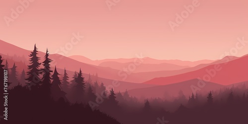 An enchanting dusk gradient background  fading from delicate salmon pink to deep wine red  setting a romantic ambiance perfect for creative endeavors.
