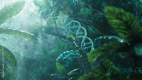 DNA helix, genes are different from specie to specie 

