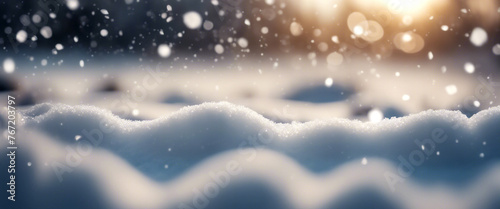 Delicata Nevicata- Bellissima Immagine Ultralarga di Leggera Nevicata su Dune di Neve © Benedetto Riba