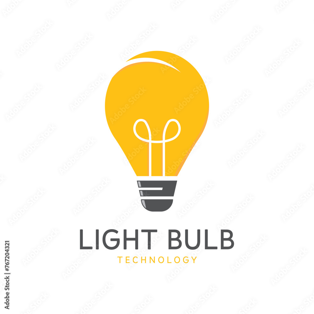 Light Bulb Logo or Thinking Concept Light Bulb Logo or Thinking Concept