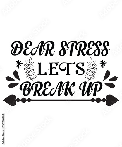 Dear stress lets break up svg design