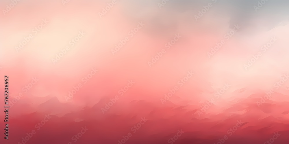 A tranquil gradient background, with gentle salmon hues fading into deep scarlet, creating a serene yet impactful backdrop for artistic expression. - obrazy, fototapety, plakaty 