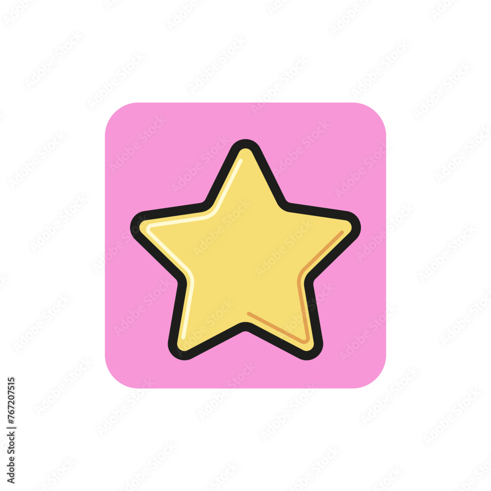 Line icon of star. Featured content, bonus, rating. Symbols concept. Can be used for web pictograms, design and application icons Line icon of star. Featured content, bonus, rating. Symbols concept. Can be used for web pictograms, design and application icons